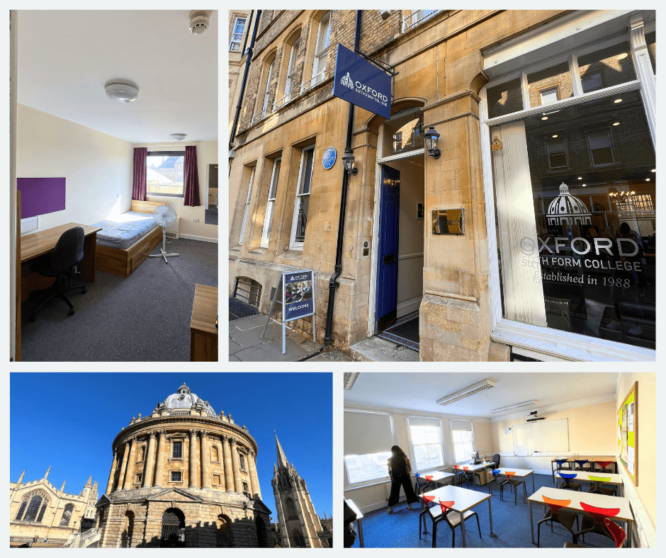 Oxford Sixth Form เป็นโรงเรียนประจำที่อังกฤษแบบเอกชนที่ตั้งอยู่ในเมืองอ็อกซ์ฟอร์ด