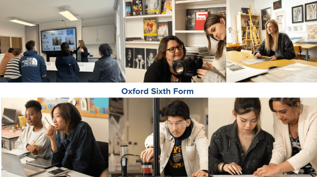 สิ่งที่ทำให้ Oxford Sixth Form College แตกต่างคือขนาดชั้นเรียนที่เล็ก มีนักเรียนเพียงไม่เกิน 8 คนต่อห้อง 